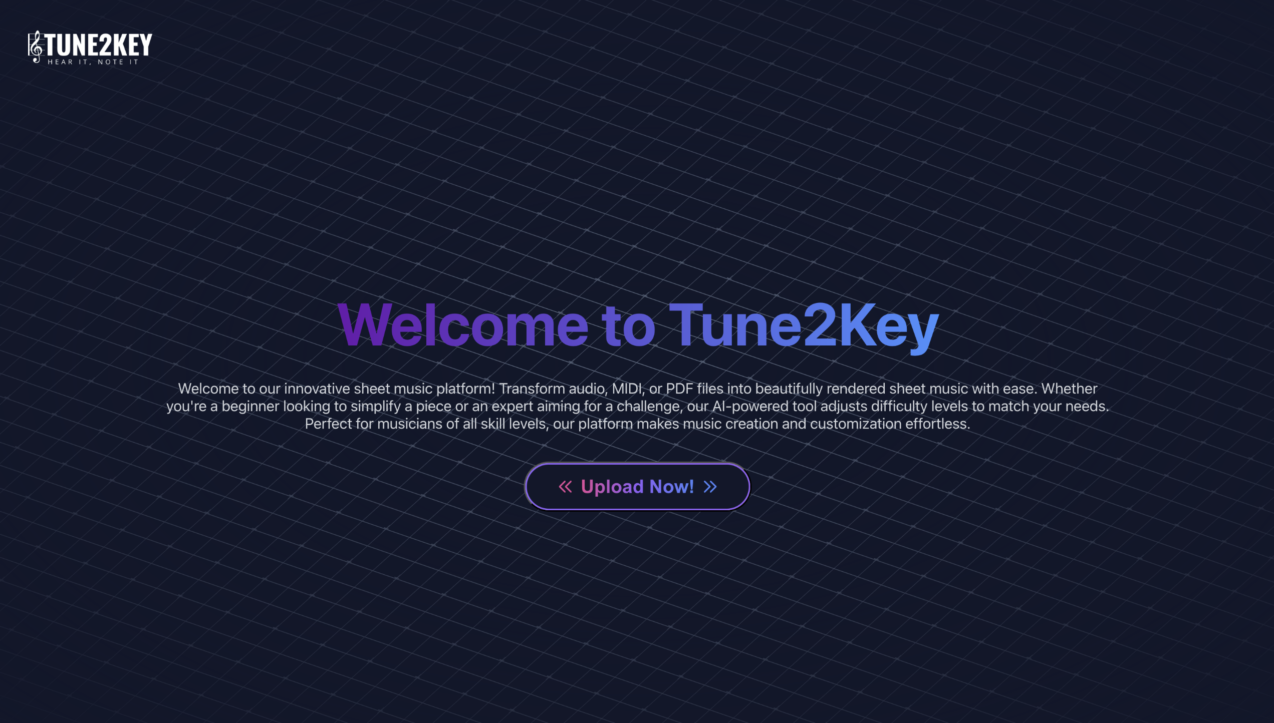 Tune2Keys - 🏆 HackWestern